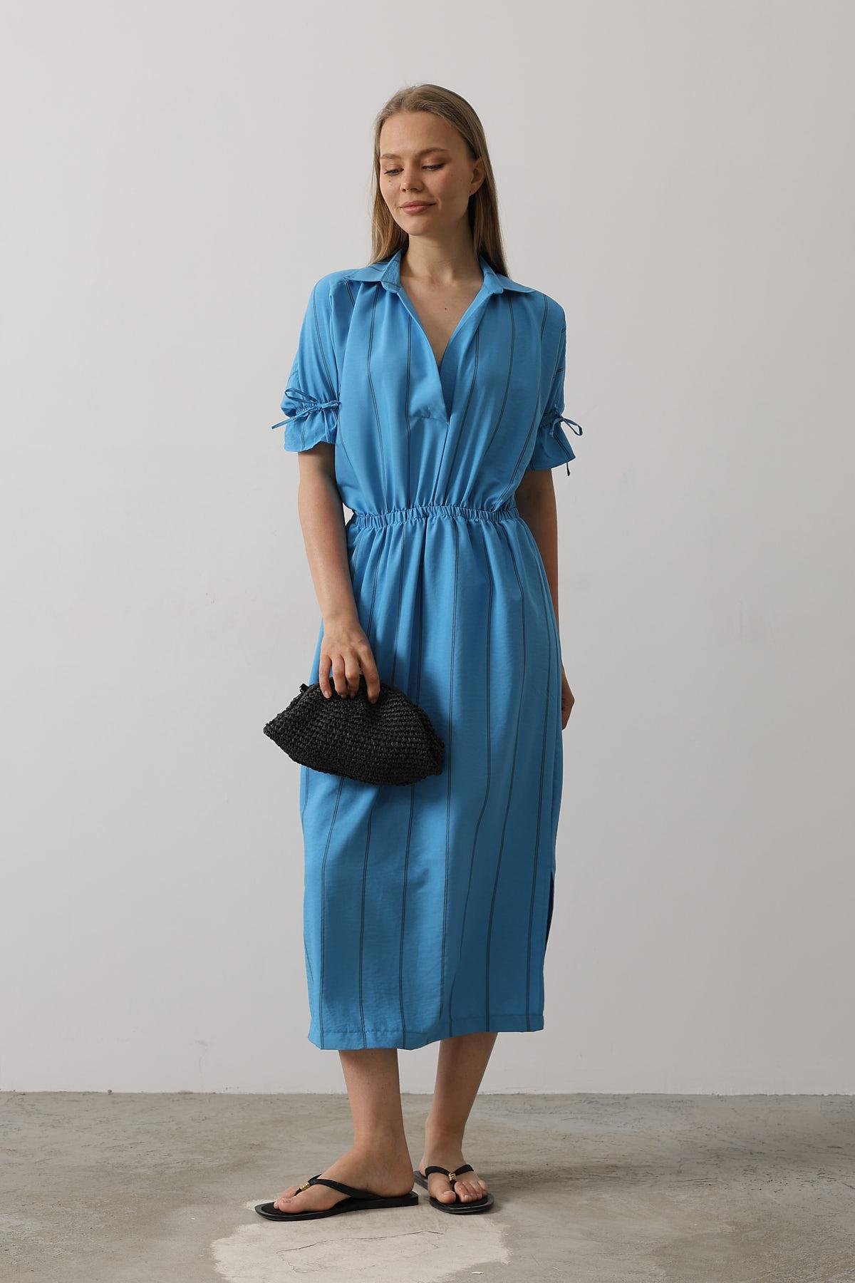 Elastic Waist Dress - Brand: Reyon - Women & Kids, Baby Clothes Wholesale - TheBS Women