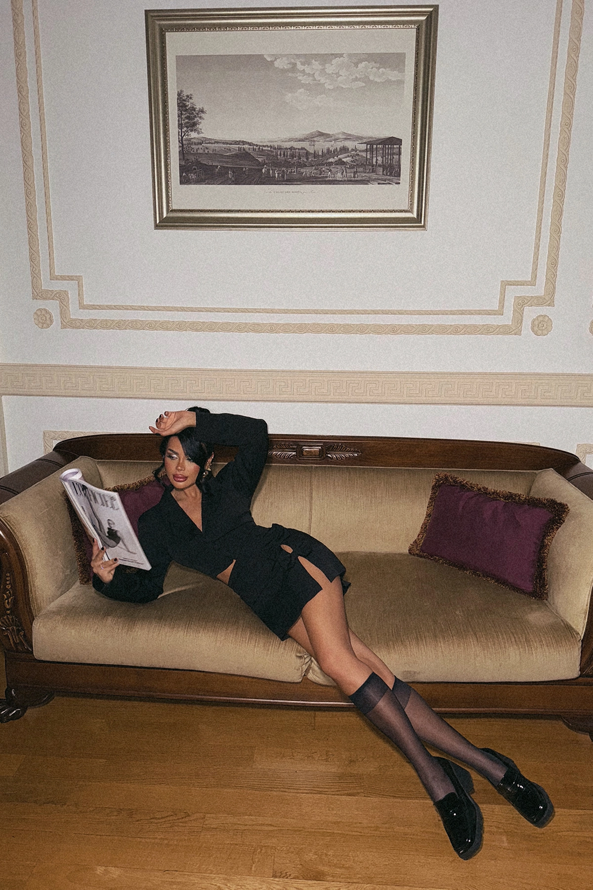 Button Detail Skirt Suit - Brand: EYYO ATELIER - Women & Kids, Baby Clothes Wholesale - TheBS Women