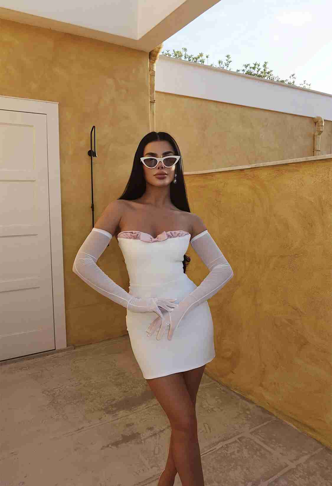 Rebeca Bow Detail Mini Dress - Brand: EYYO ATELIER - Women & Kids, Baby Clothes Wholesale - TheBS Women