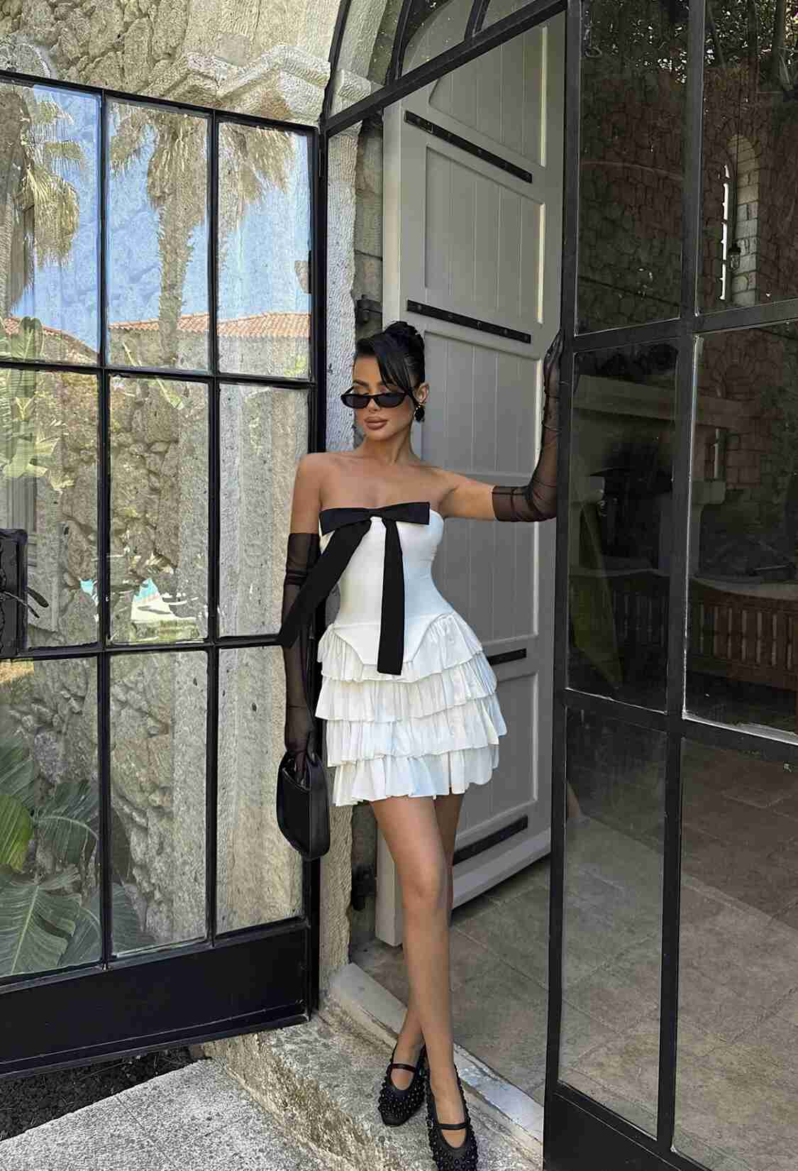 Strapless Dress With Gloves - Brand: EYYO ATELIER - Women & Kids, Baby Clothes Wholesale - TheBS Women