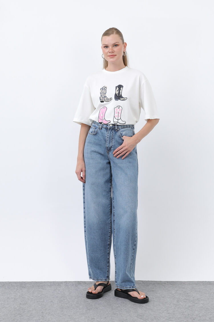 T-shirt - Ecru - Brand: SOUL - Women & Kids, Baby Clothes Wholesale - TheBS Women