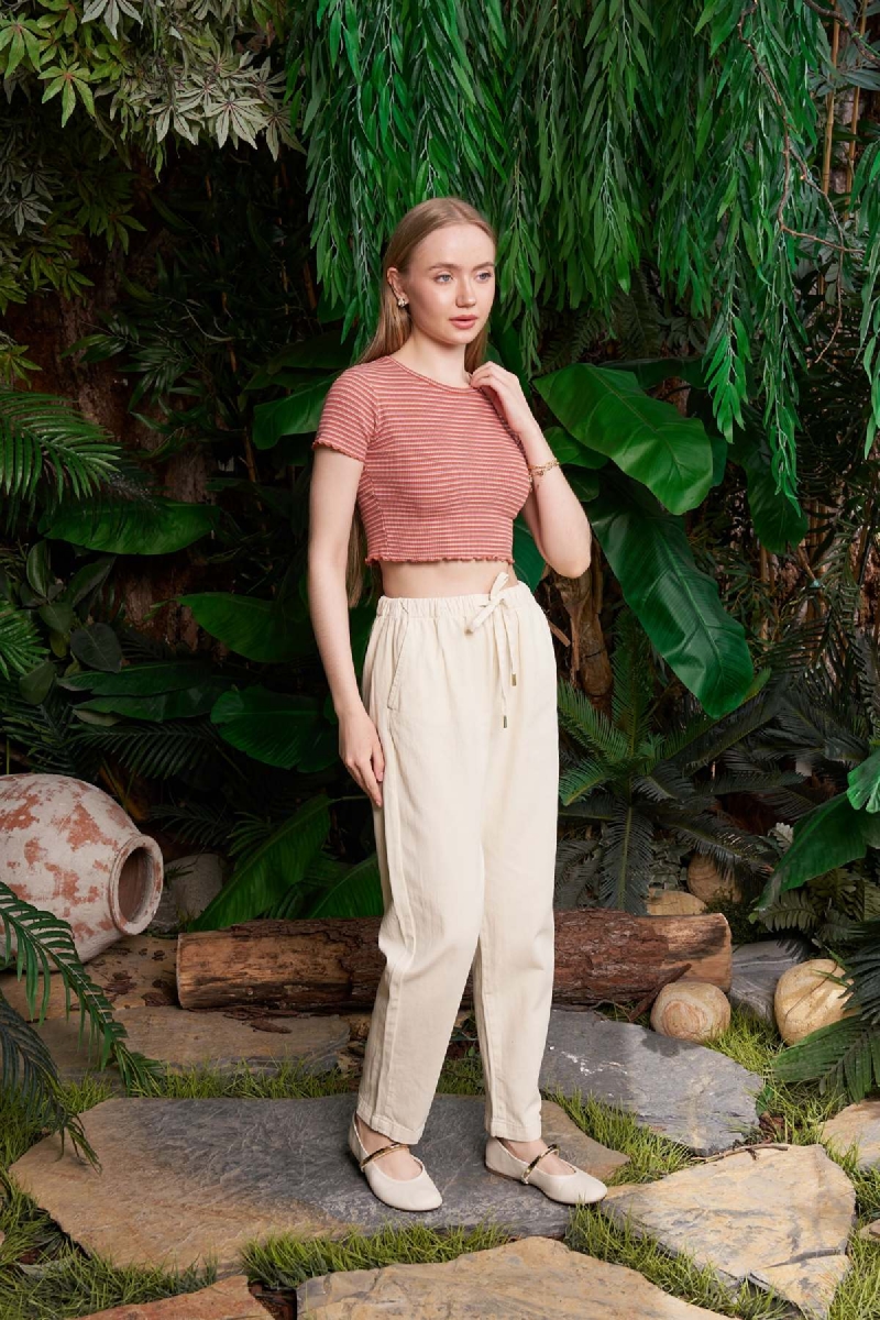 Carrot Linen Pants – Brand: XLove – Women & Kids, Baby Clothes Wholesale – TheBS Women