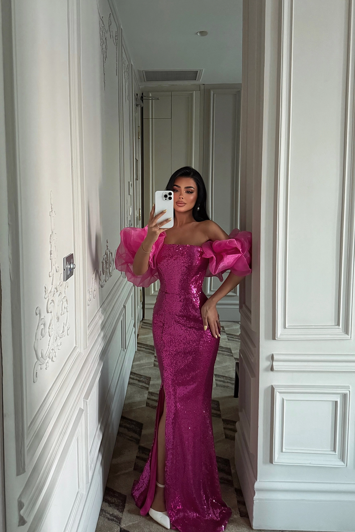 Bodycon Sequined Floor Length Dress - Brand: EYYO ATELIER - Women & Kids, Baby Clothes Wholesale - TheBS Women