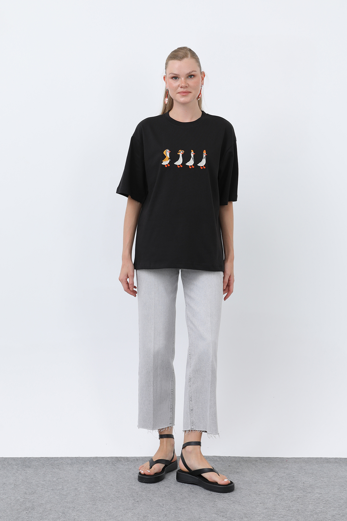 Casual Oversized Tshirt With Half Sleeves - Brand: SOUL - Women & Kids, Baby Clothes Wholesale - TheBS Women