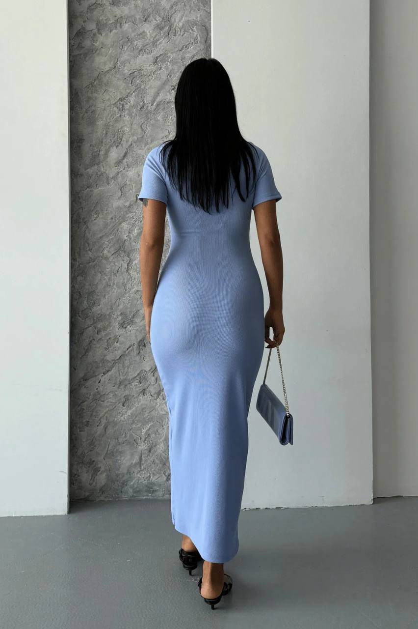 Elegant Bodycon Dress With Short Sleeves – Brand: Fiori – Women & Kids, Baby Clothes Wholesale – TheBS Women