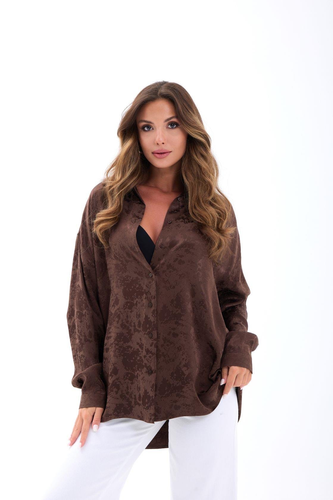 Marble Oversized Casual Shirt - Brand: Fame - Women & Kids, Baby Clothes Wholesale - TheBS Women