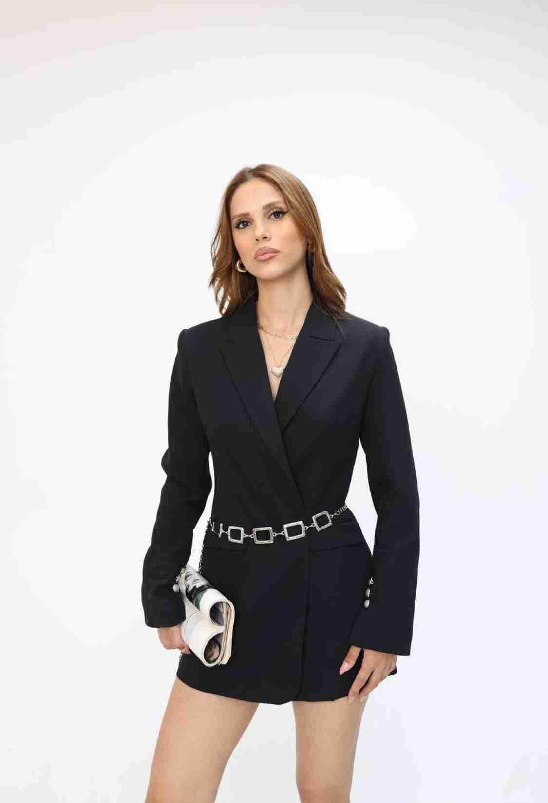 Square Design Chain Shirt Jacket Dress Pants Belt - Brand: Fiori - Women & Kids, Baby Clothes Wholesale - TheBS Women