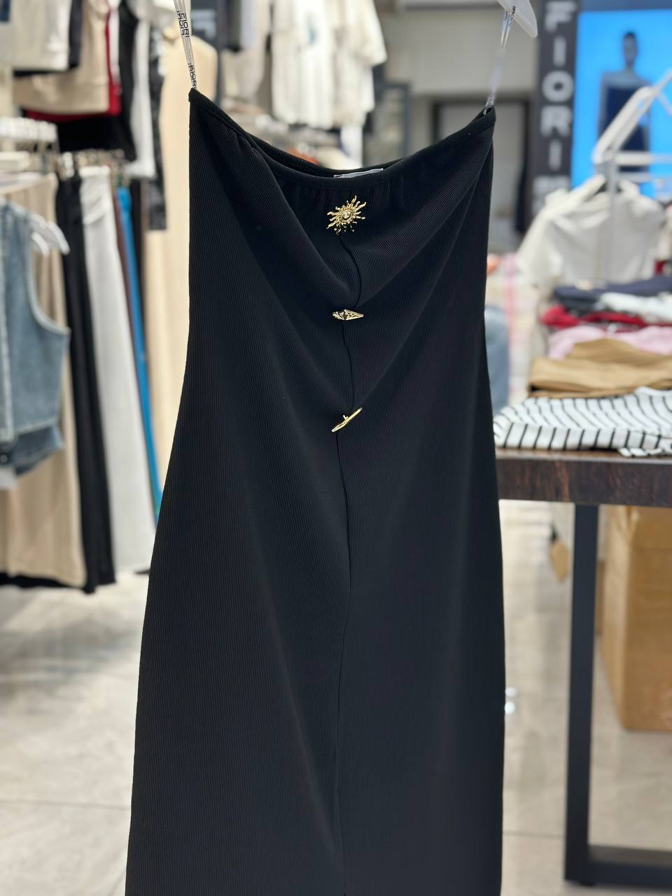 Elegant Slip Dress With Cowl Neck - Brand: Fiori - Women & Kids, Baby Clothes Wholesale - TheBS Women