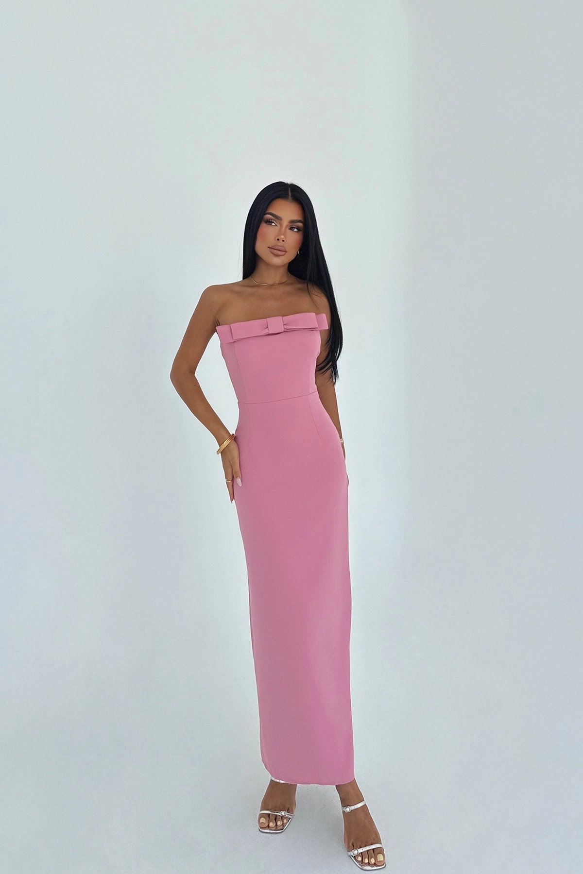 ElegantSheath Dress Maxi Strapless - Brand: EYYO ATELIER - Women & Kids, Baby Clothes Wholesale - TheBS Women