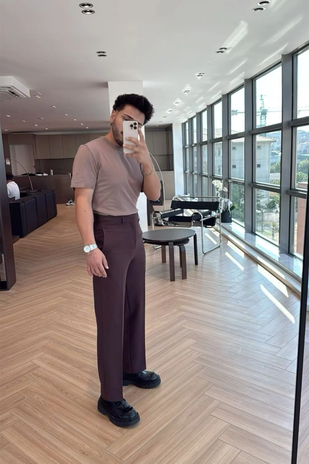 Beige Casual Elegant Shirt With Round Neck – Brand: EYYO ATELIER – Women & Kids, Baby Clothes Wholesale – TheBS Women