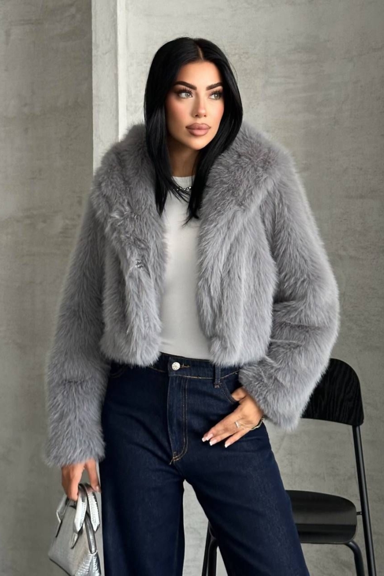 Fur Jacket - Brand: My Jest Fashion - Women & Kids, Baby Clothes Wholesale - TheBS Women