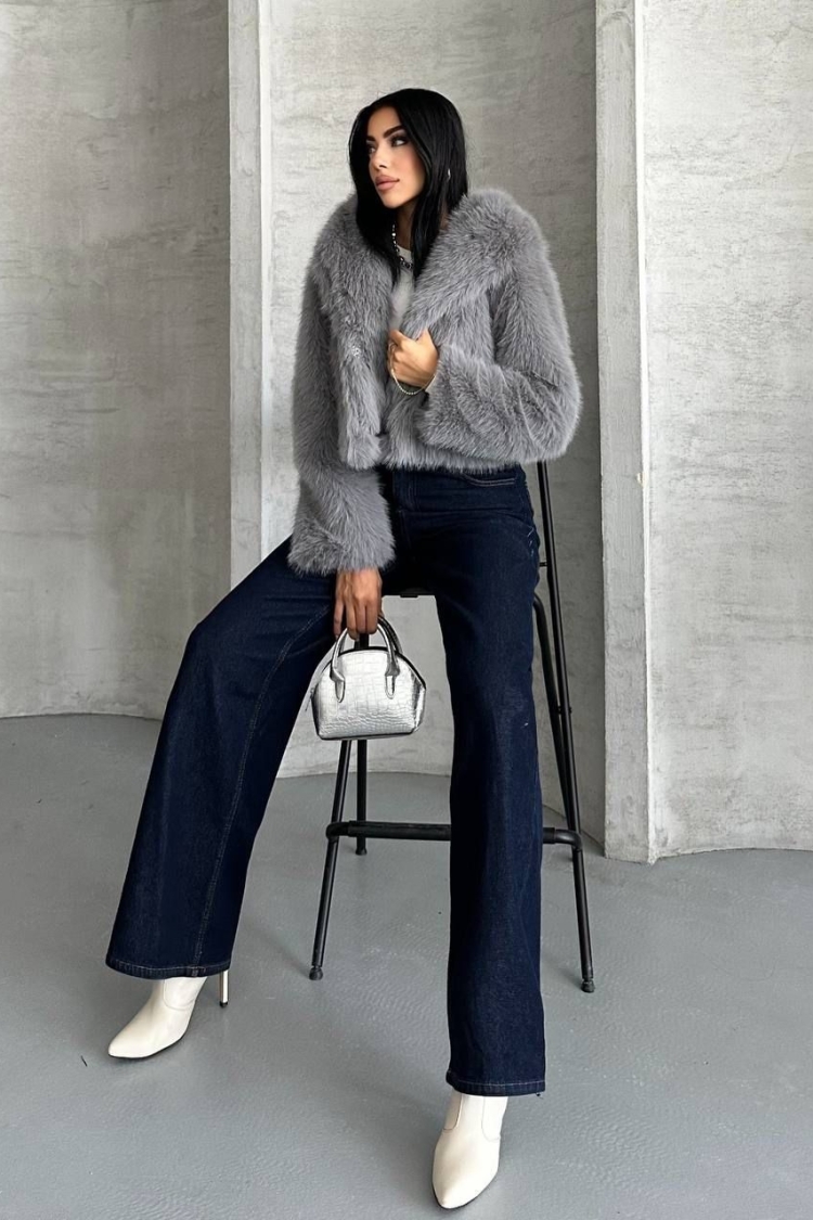 Fur Jacket - Brand: My Jest Fashion - Women & Kids, Baby Clothes Wholesale - TheBS Women