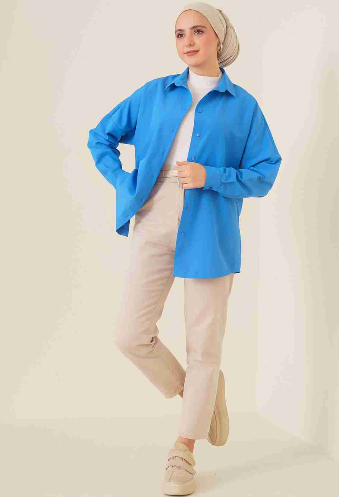 Shirt - Sax - Brand: Bigdart - Women & Kids, Baby Clothes Wholesale - TheBS Women