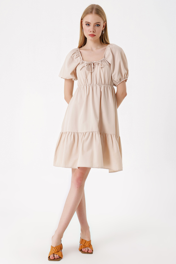 Flared Poplin Dress - Brand: Bigdart - Women & Kids, Baby Clothes Wholesale - TheBS Women