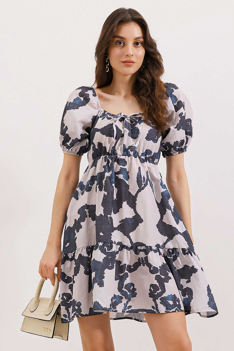 Flared Poplin Dress - D. - Brand: Bigdart - Women & Kids, Baby Clothes Wholesale - TheBS Women