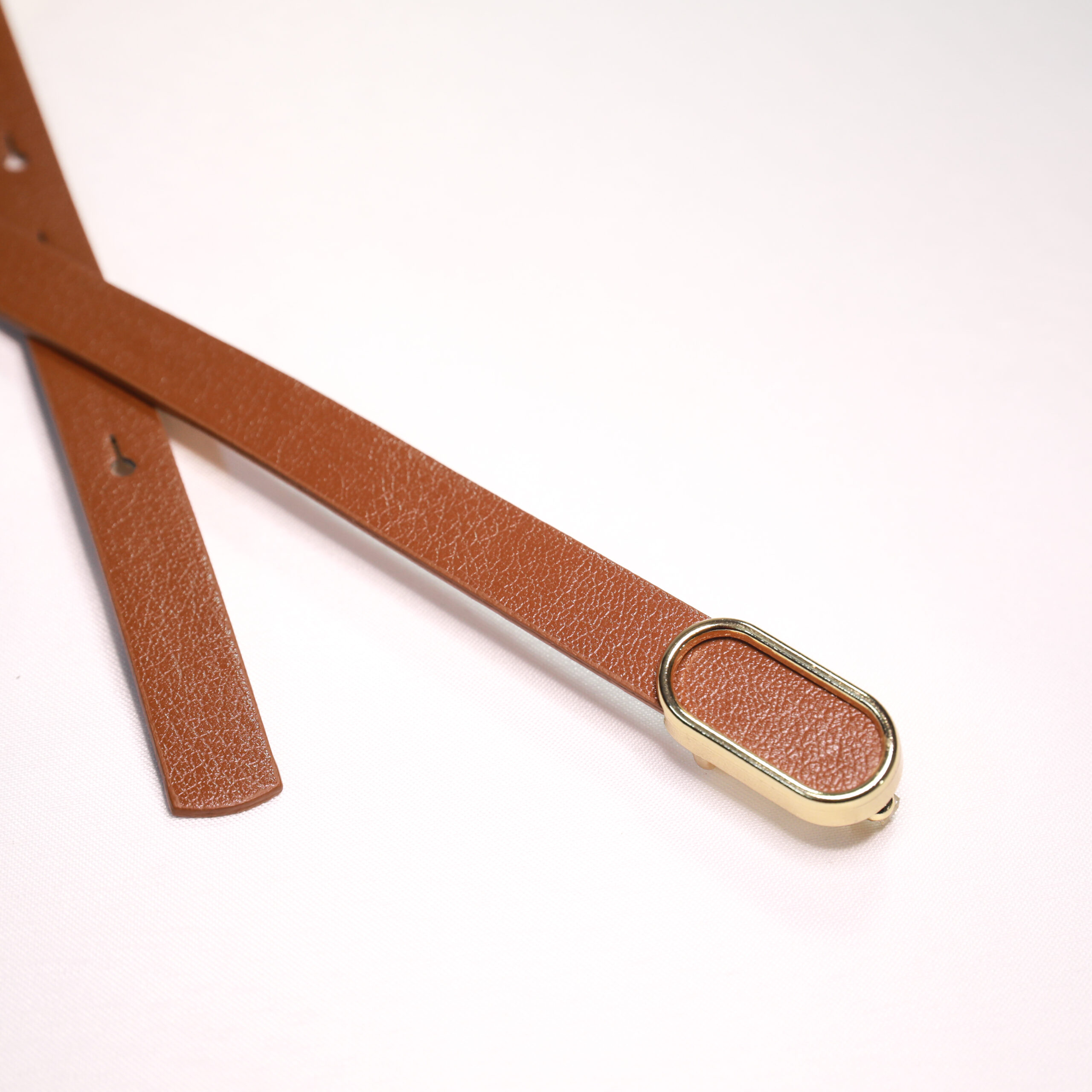 Thin Belt With Imported Oval Gold Buckle - Brand: Fiori - Women & Kids, Baby Clothes Wholesale - TheBS Women