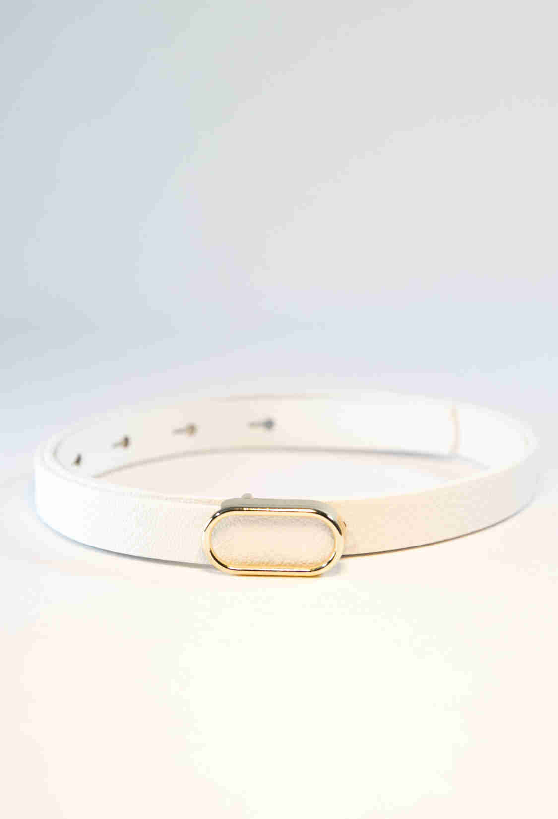 Thin Belt With Imported Oval Gold Buckle - Brand: Fiori - Women & Kids, Baby Clothes Wholesale - TheBS Women