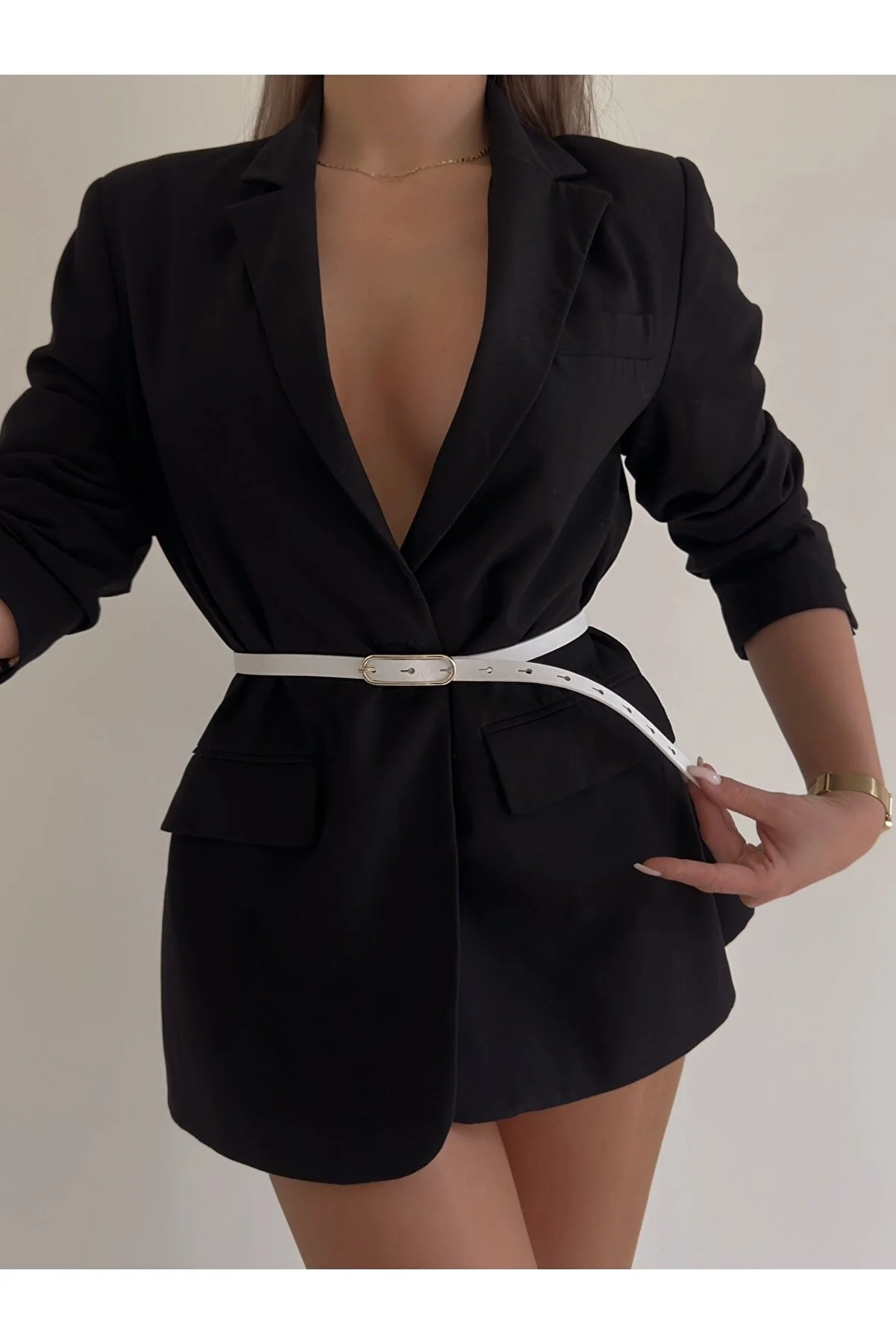 Thin Women's Belt With Wide Buckle - Brand: Fiori - Women & Kids, Baby Clothes Wholesale - TheBS Women