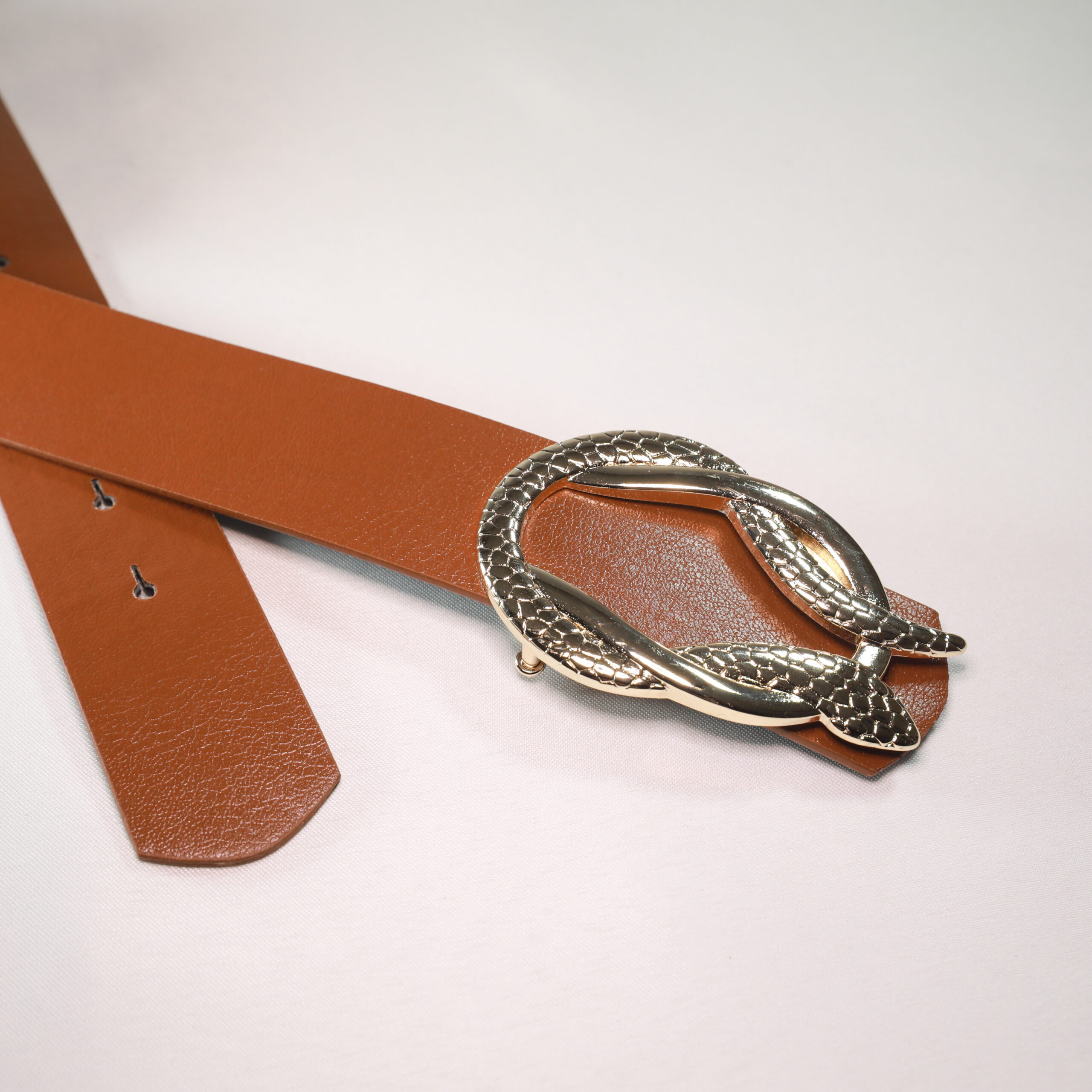 Women's Belt With Gold Snake Buckle - Brand: Fiori - Women & Kids, Baby Clothes Wholesale - TheBS Women
