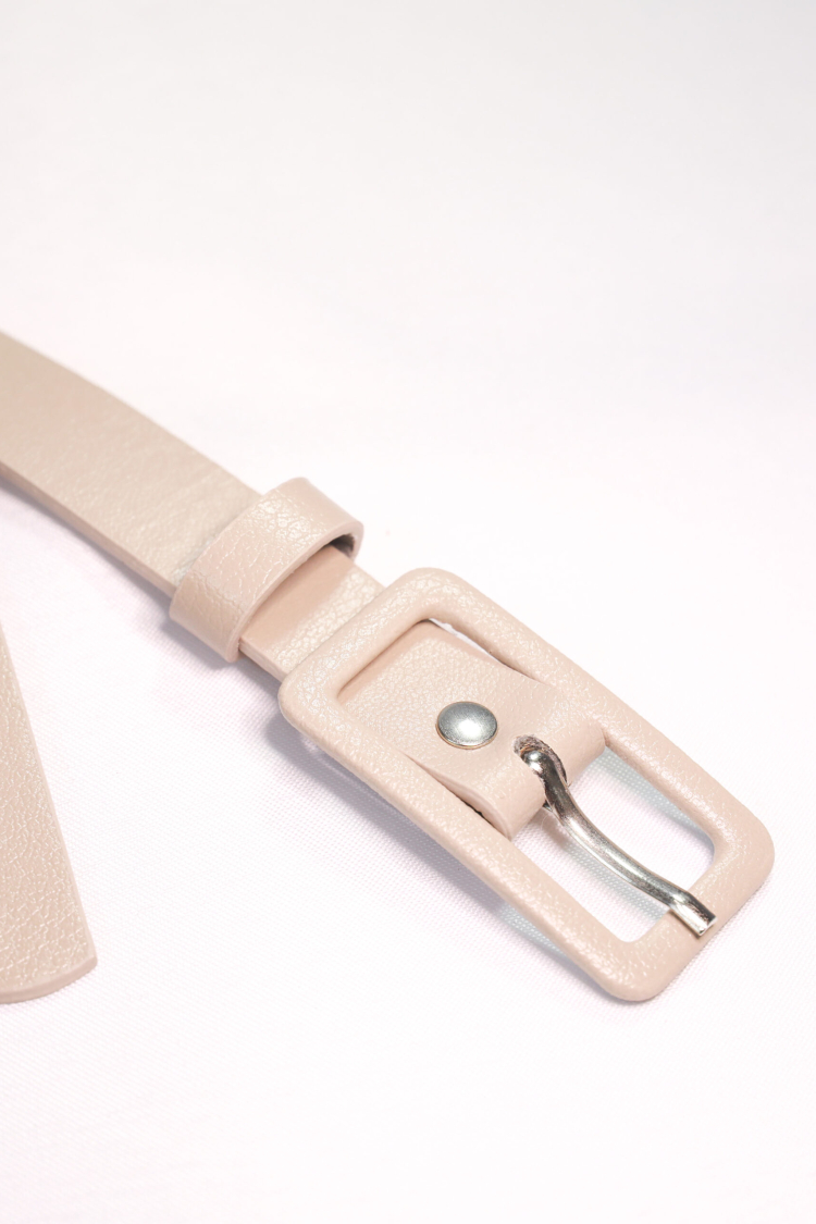 Rectangular Plated Buckle Women's Belt - Brand: Fiori - Women & Kids, Baby Clothes Wholesale - TheBS Women