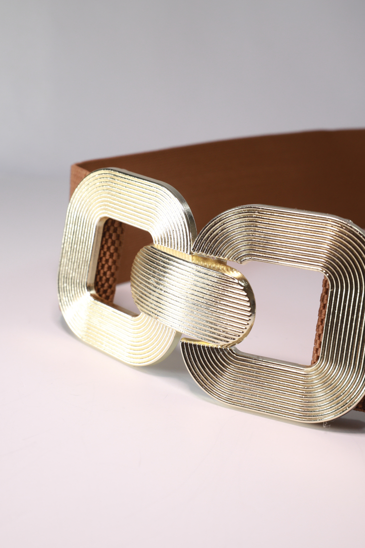 Elastic Women's Belt With Gold Buckle - Brand: Fiori - Women & Kids, Baby Clothes Wholesale - TheBS Women