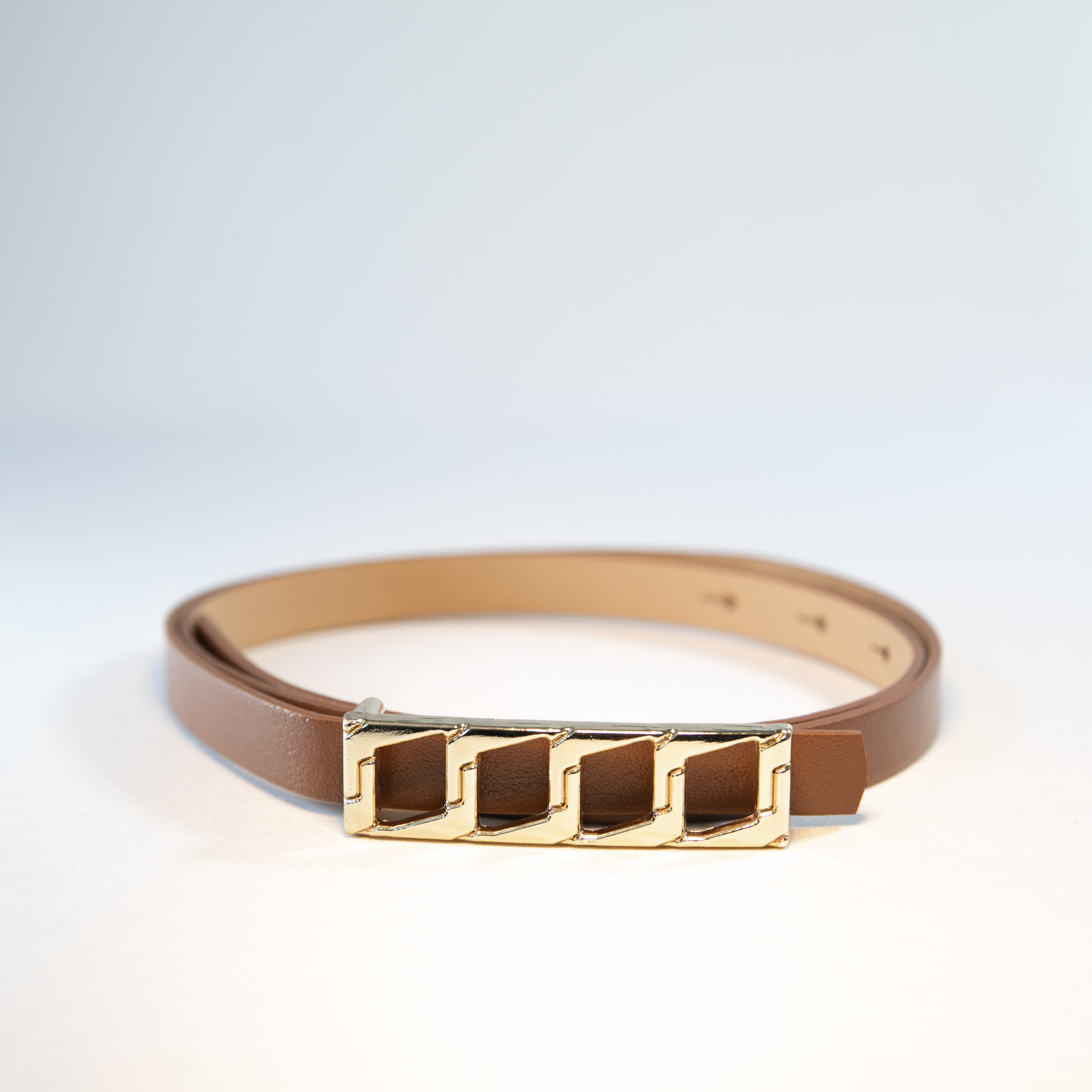 Basic Women’s Belt With Thin Chain Buckle – Brand: Fiori – Women & Kids, Baby Clothes Wholesale – TheBS Women