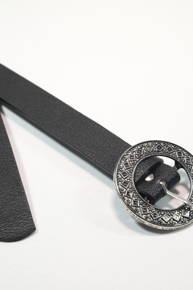 Basic Belt With Antique Buckle - Brand: Fiori - Women & Kids, Baby Clothes Wholesale - TheBS Women