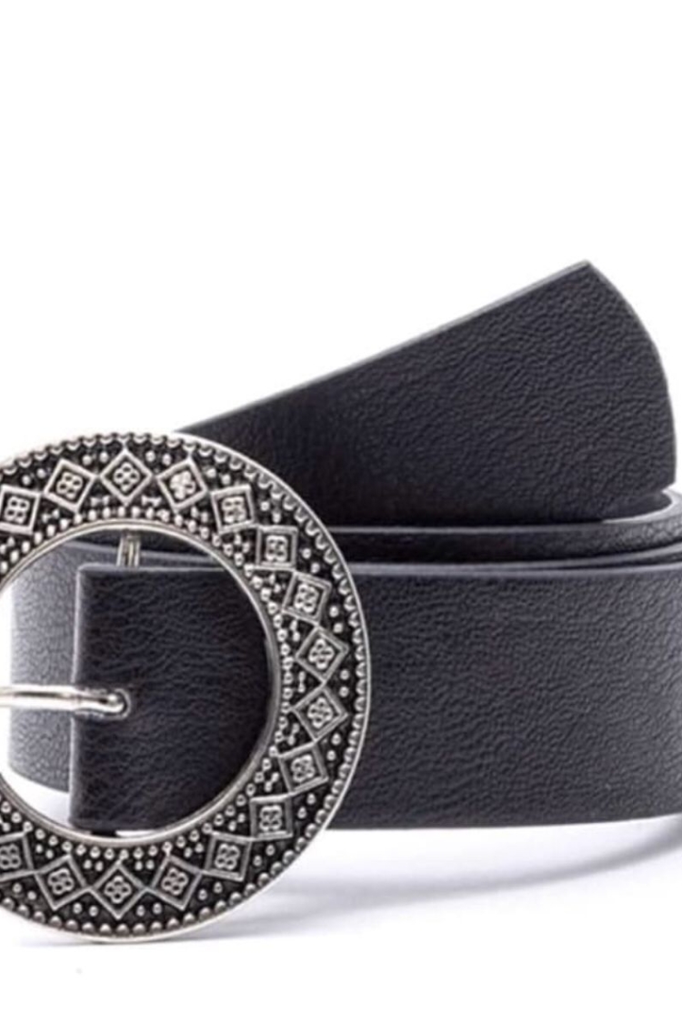 Basic Belt With Antique Buckle - Brand: Fiori - Women & Kids, Baby Clothes Wholesale - TheBS Women