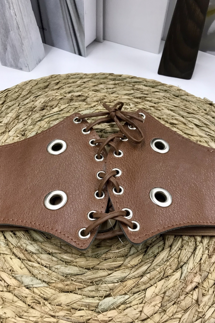 Elastic Women's Belt With Eyelet Detail - Brand: Fiori - Women & Kids, Baby Clothes Wholesale - TheBS Women