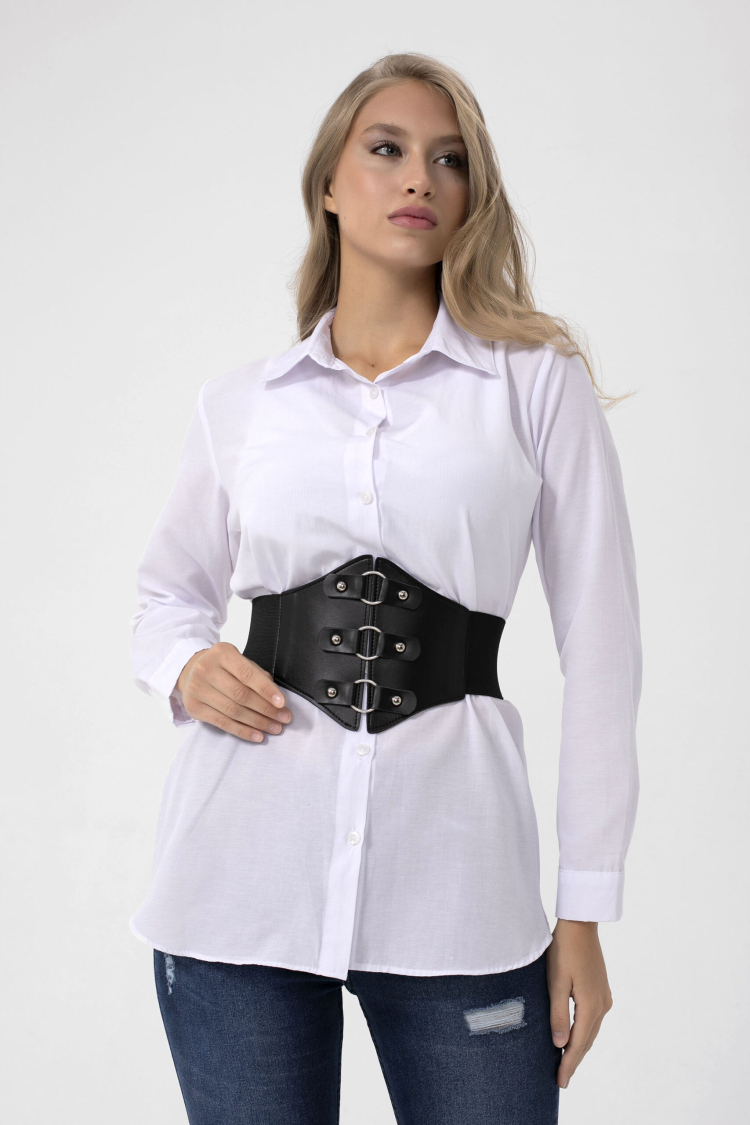 Corset Elastic Women's Belt With Ring Detail - Brand: Fiori - Women & Kids, Baby Clothes Wholesale - TheBS Women