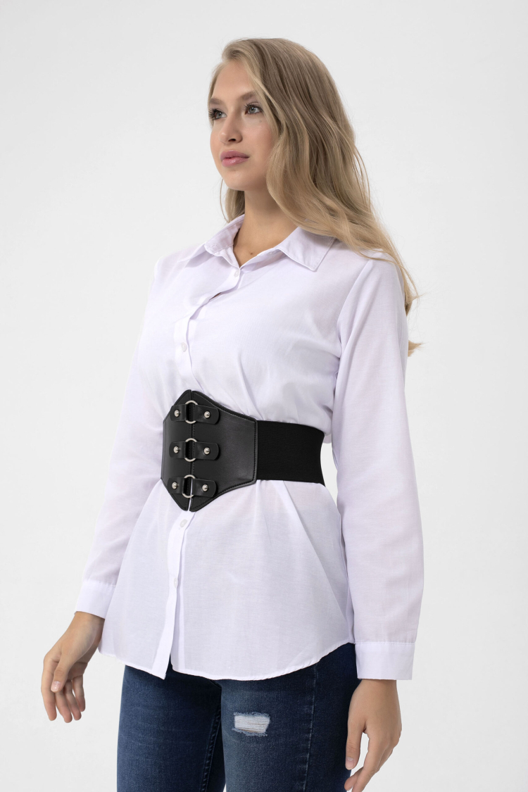Corset Elastic Women's Belt With Ring Detail - Brand: Fiori - Women & Kids, Baby Clothes Wholesale - TheBS Women