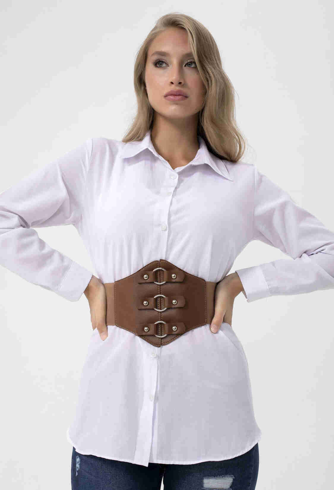 Corset Elastic Women's Belt With Ring Detail - Brand: Fiori - Women & Kids, Baby Clothes Wholesale - TheBS Women