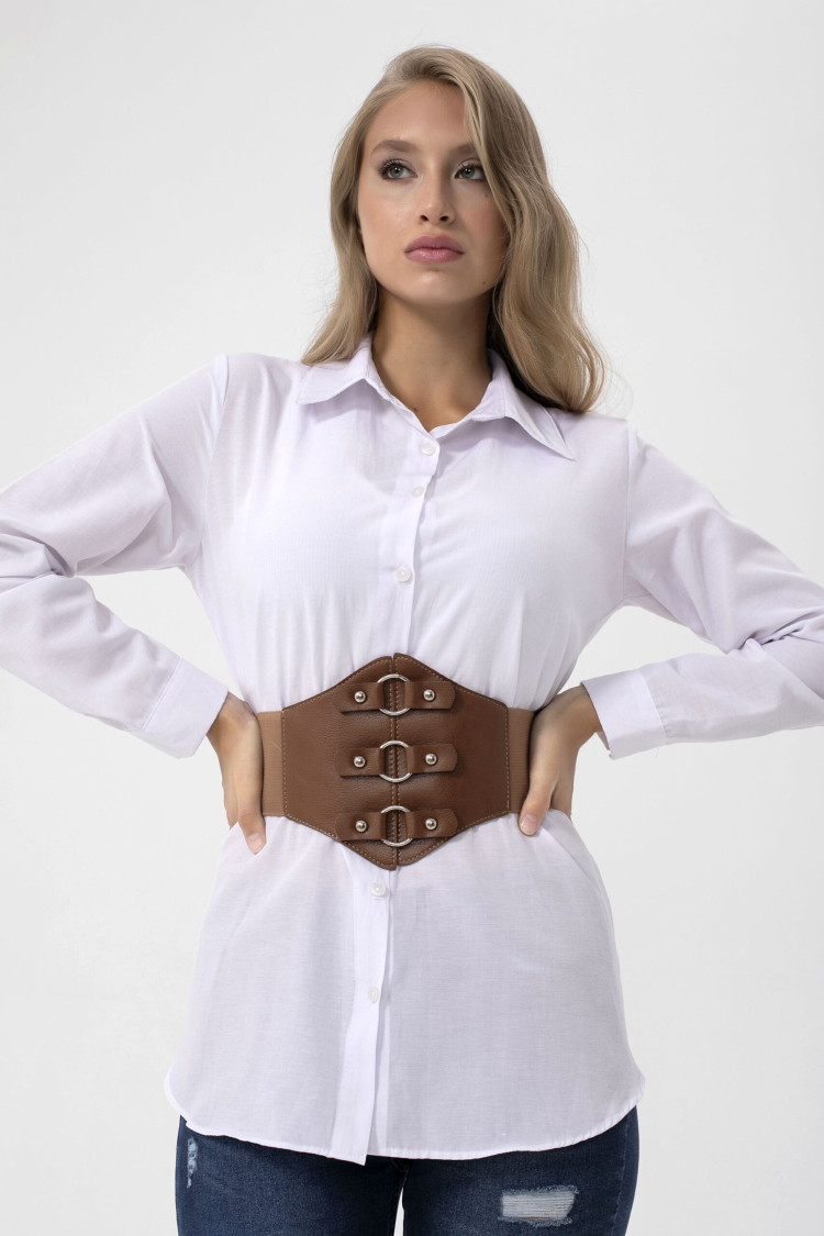 Corset Elastic Women's Belt With Ring Detail - Brand: Fiori - Women & Kids, Baby Clothes Wholesale - TheBS Women