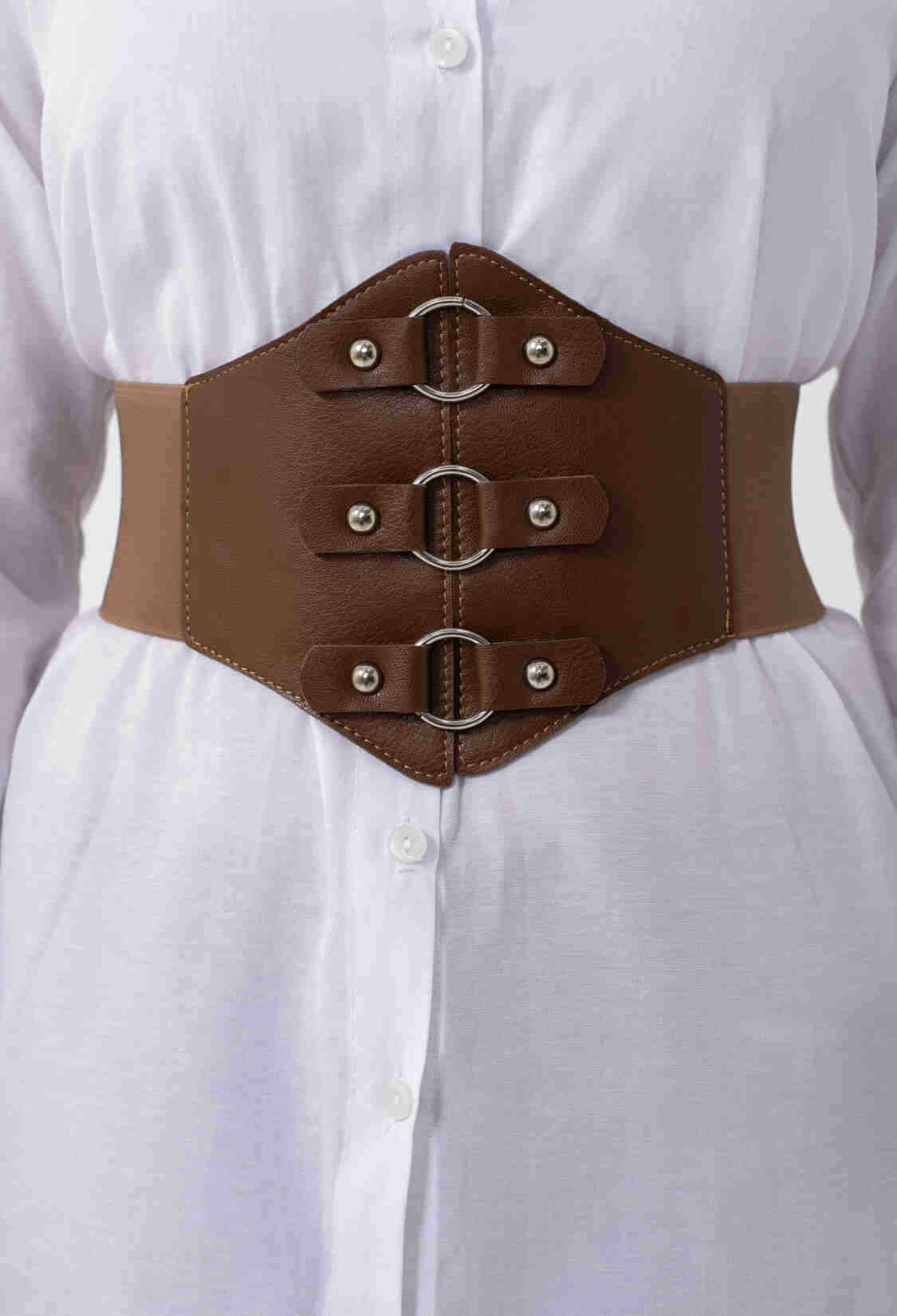 Corset Elastic Women's Belt With Ring Detail - Brand: Fiori - Women & Kids, Baby Clothes Wholesale - TheBS Women