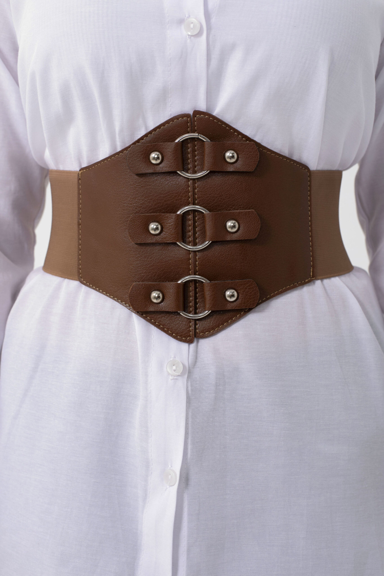 Corset Elastic Women's Belt With Ring Detail - Brand: Fiori - Women & Kids, Baby Clothes Wholesale - TheBS Women