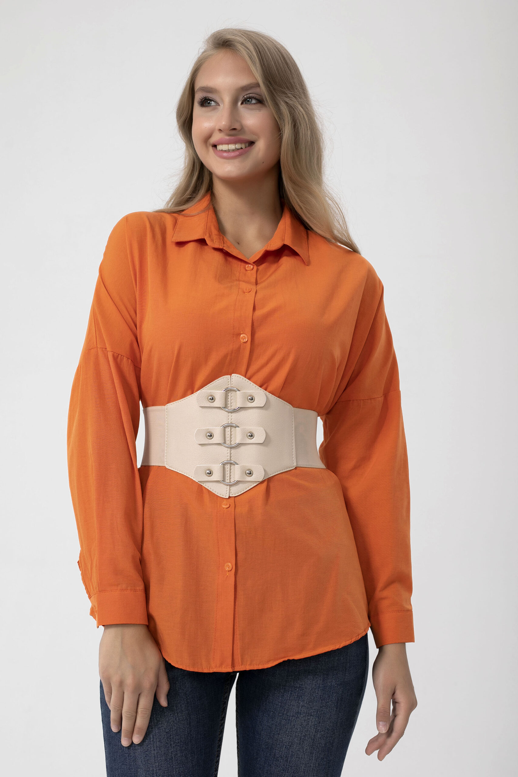 Corset Elastic Women's Belt With Ring Detail - Brand: Fiori - Women & Kids, Baby Clothes Wholesale - TheBS Women