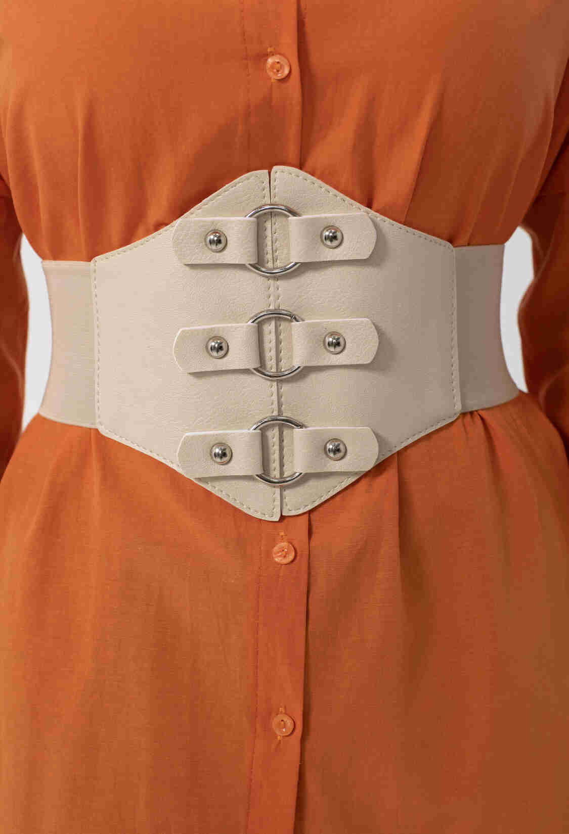 Corset Elastic Women's Belt With Ring Detail - Brand: Fiori - Women & Kids, Baby Clothes Wholesale - TheBS Women
