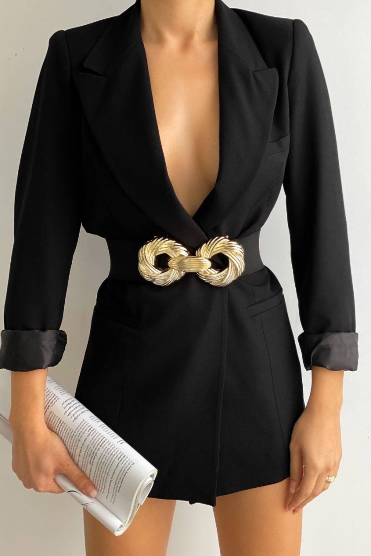 Elastic Women's Belt With Gold Buckle - Brand: Fiori - Women & Kids, Baby Clothes Wholesale - TheBS Women