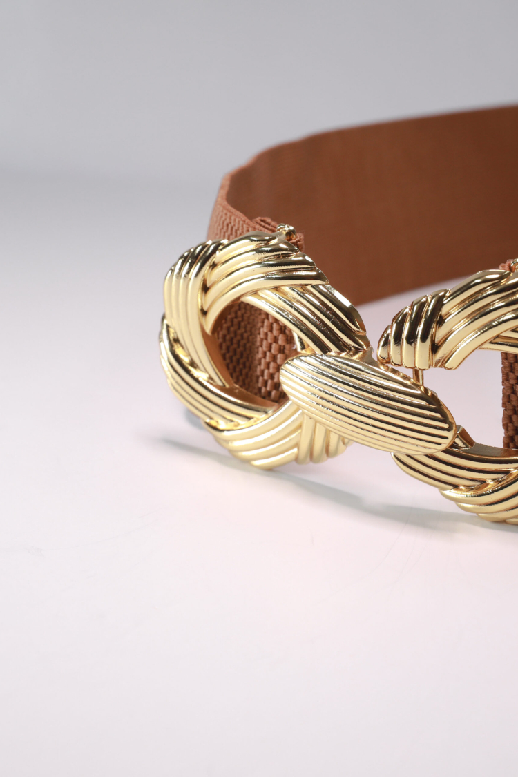 Elastic Women's Belt With Gold Buckle - Brand: Fiori - Women & Kids, Baby Clothes Wholesale - TheBS Women