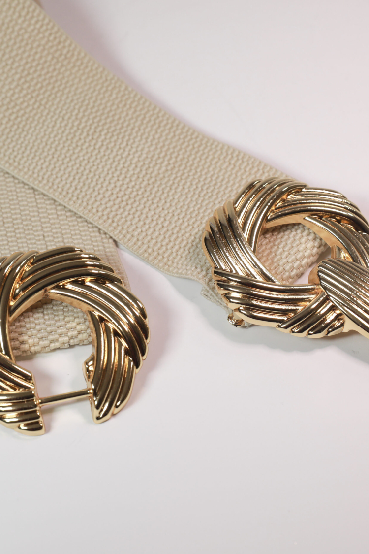 Elastic Women's Belt With Gold Buckle - Brand: Fiori - Women & Kids, Baby Clothes Wholesale - TheBS Women