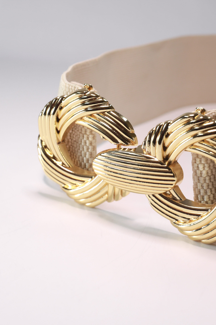 Elastic Women's Belt With Gold Buckle - Brand: Fiori - Women & Kids, Baby Clothes Wholesale - TheBS Women