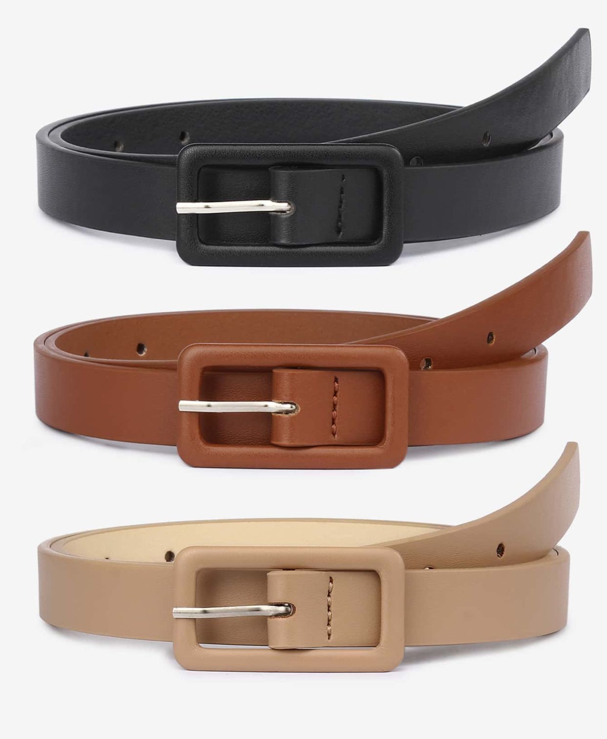 Rectangular Plated Buckle Women’s Belt – Brand: Fiori – Women & Kids, Baby Clothes Wholesale – TheBS Women