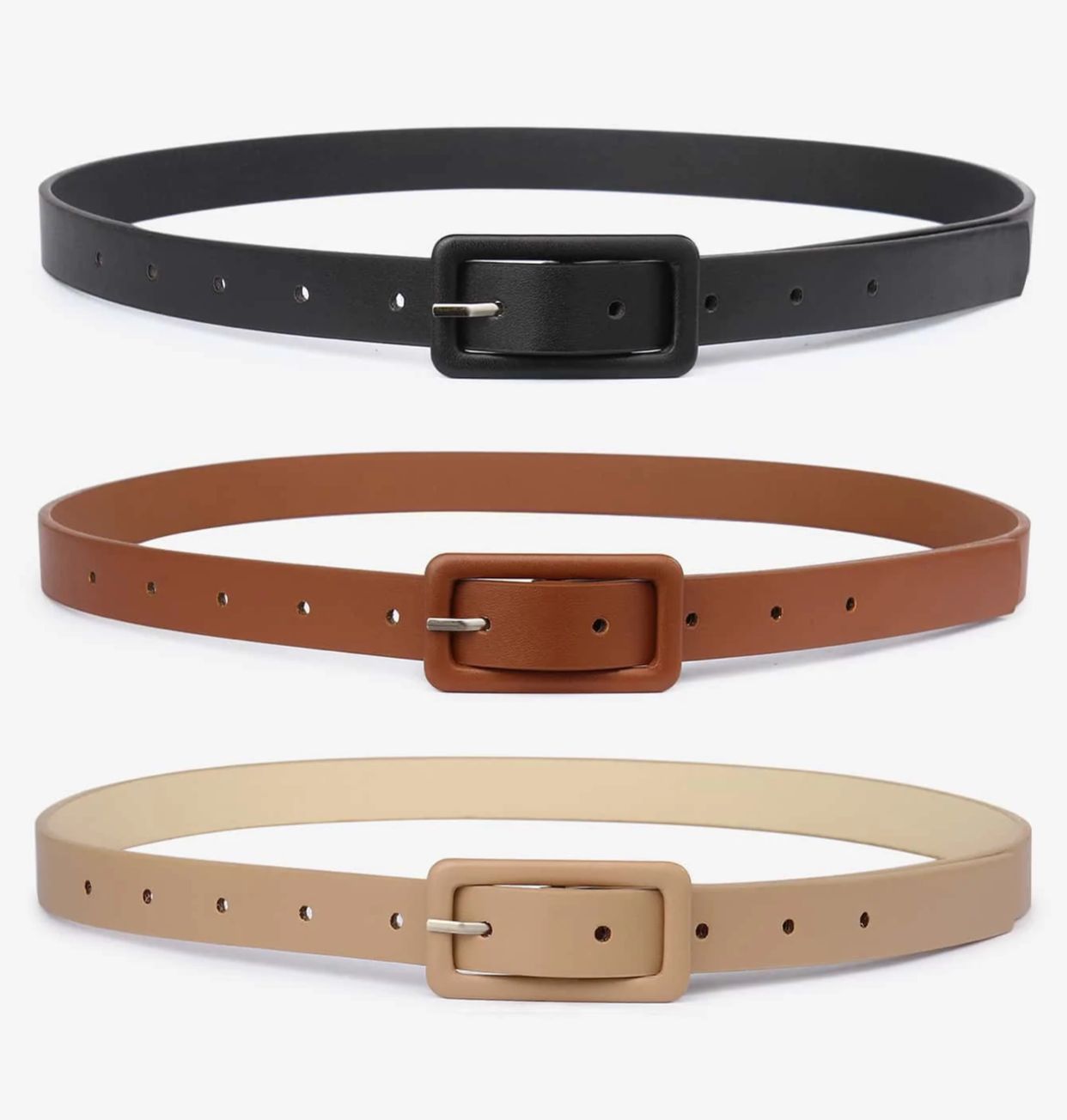 Rectangular Plated Buckle Women’s Belt – Brand: Fiori – Women & Kids, Baby Clothes Wholesale – TheBS Women