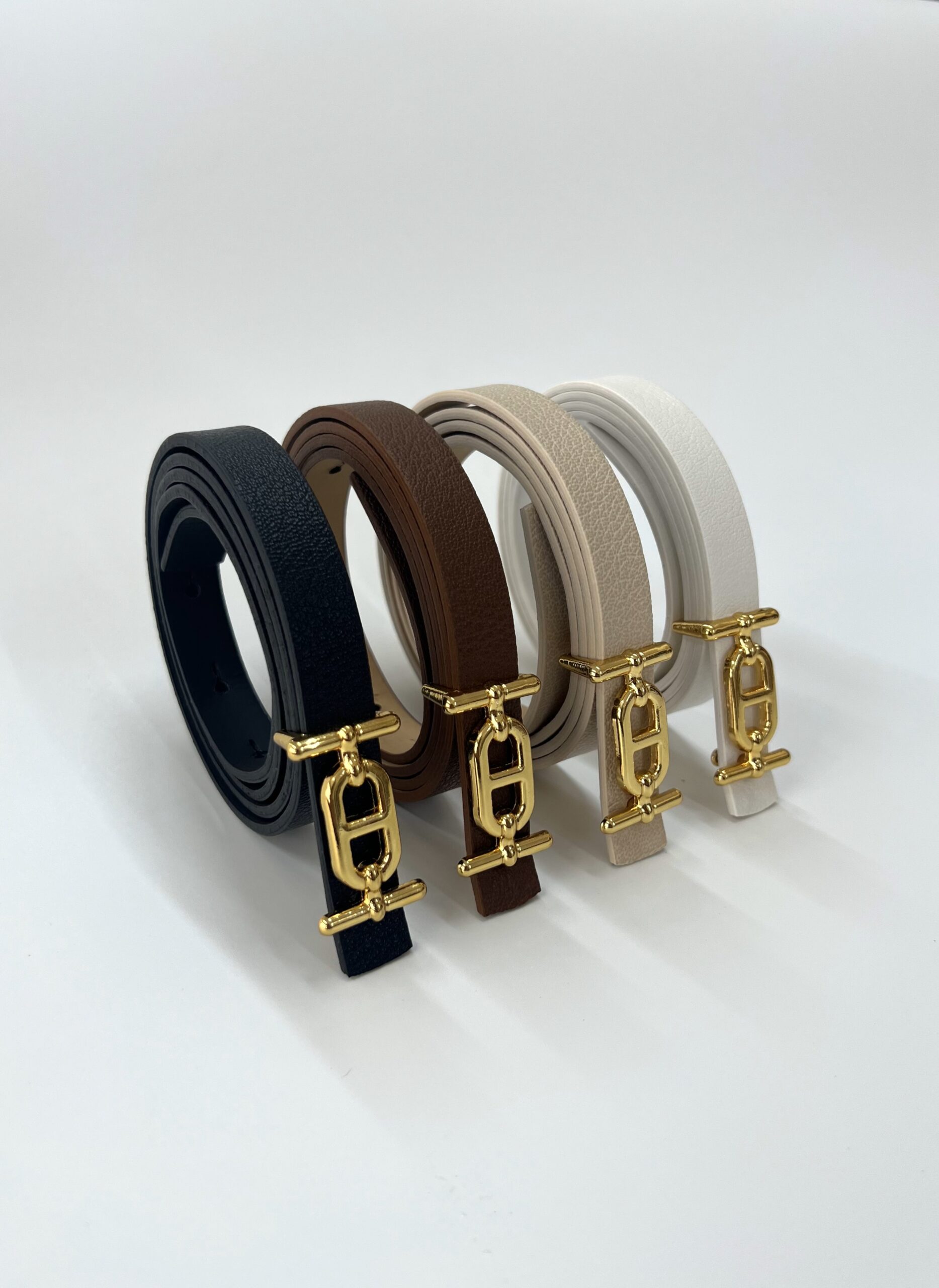 Thin Belt With Gold Buckle - Brand: Fiori - Women & Kids, Baby Clothes Wholesale - TheBS Women