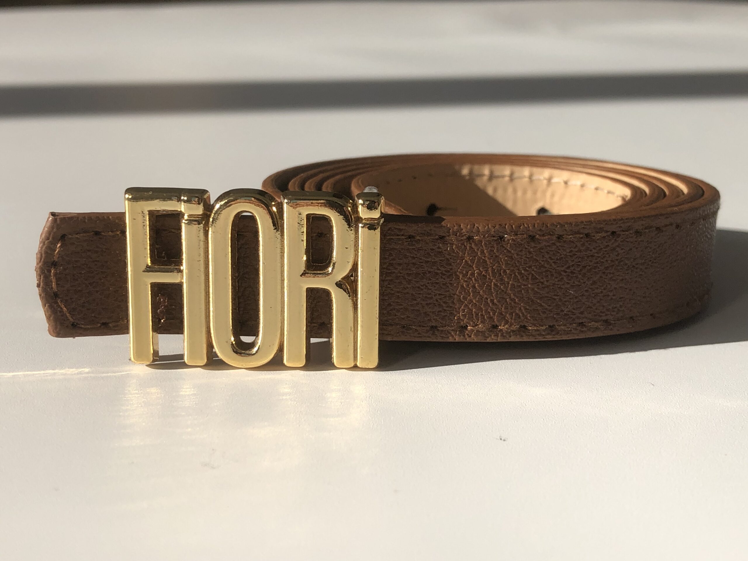 Fiori Written Thin Women's Belt - Brand: Fiori - Women & Kids, Baby Clothes Wholesale - TheBS Women