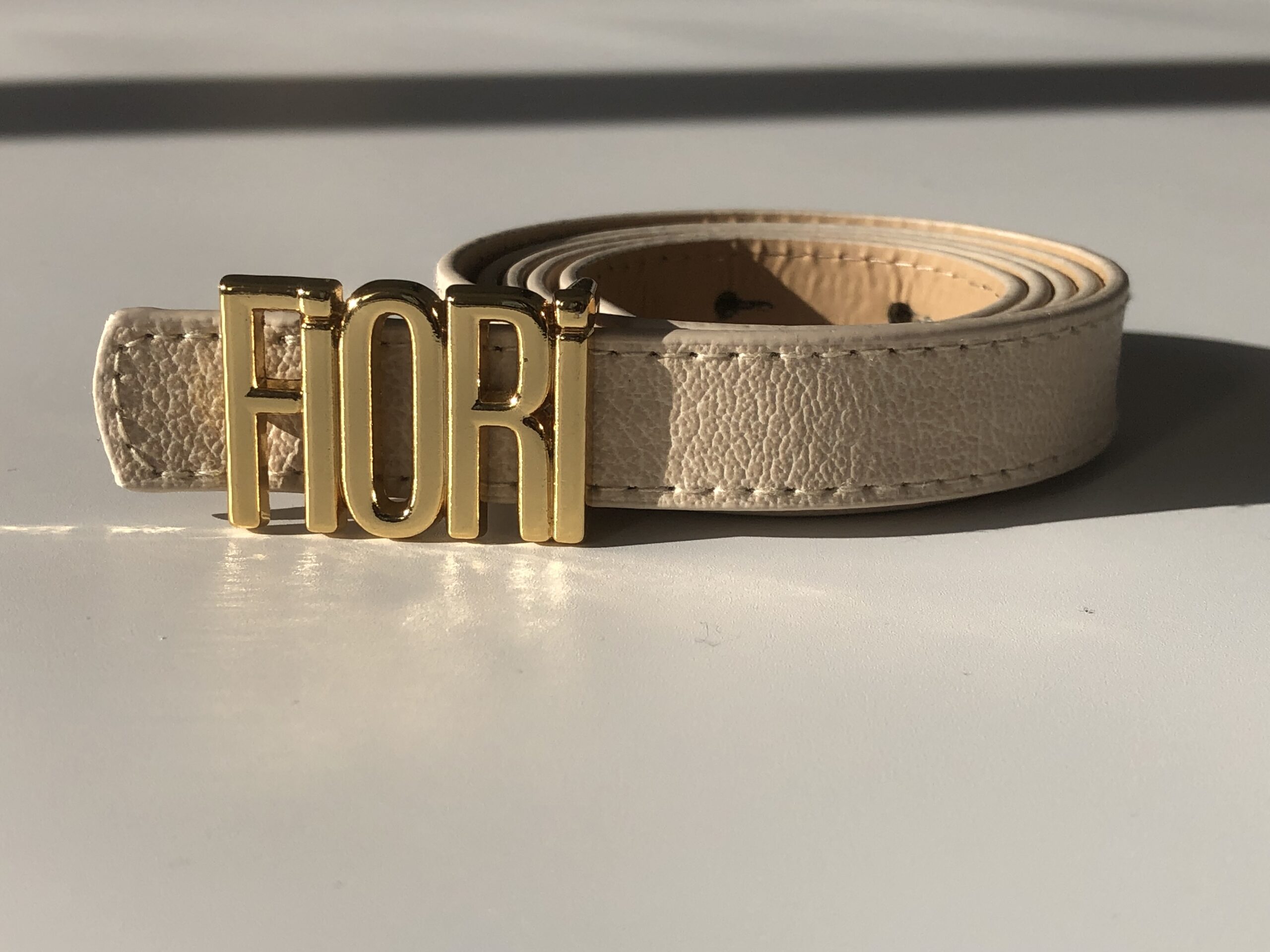 Fiori Written Thin Women's Belt - Brand: Fiori - Women & Kids, Baby Clothes Wholesale - TheBS Women