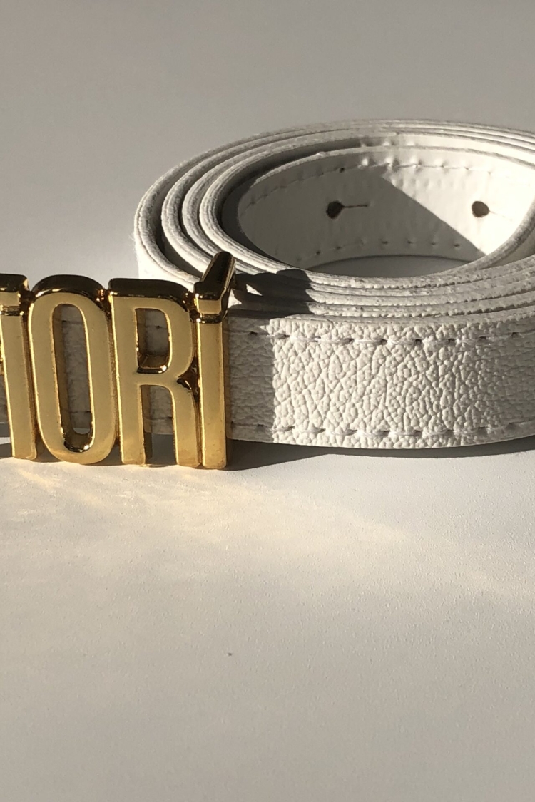 Fiori Written Thin Women's Belt - Brand: Fiori - Women & Kids, Baby Clothes Wholesale - TheBS Women