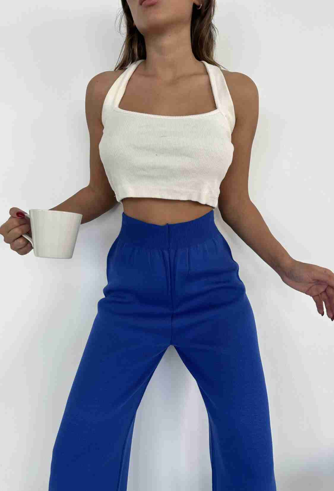Stringless Plain Basic Trousers - Saks - Brand: My Fashion - Women & Kids, Baby Clothes Wholesale - TheBS Women