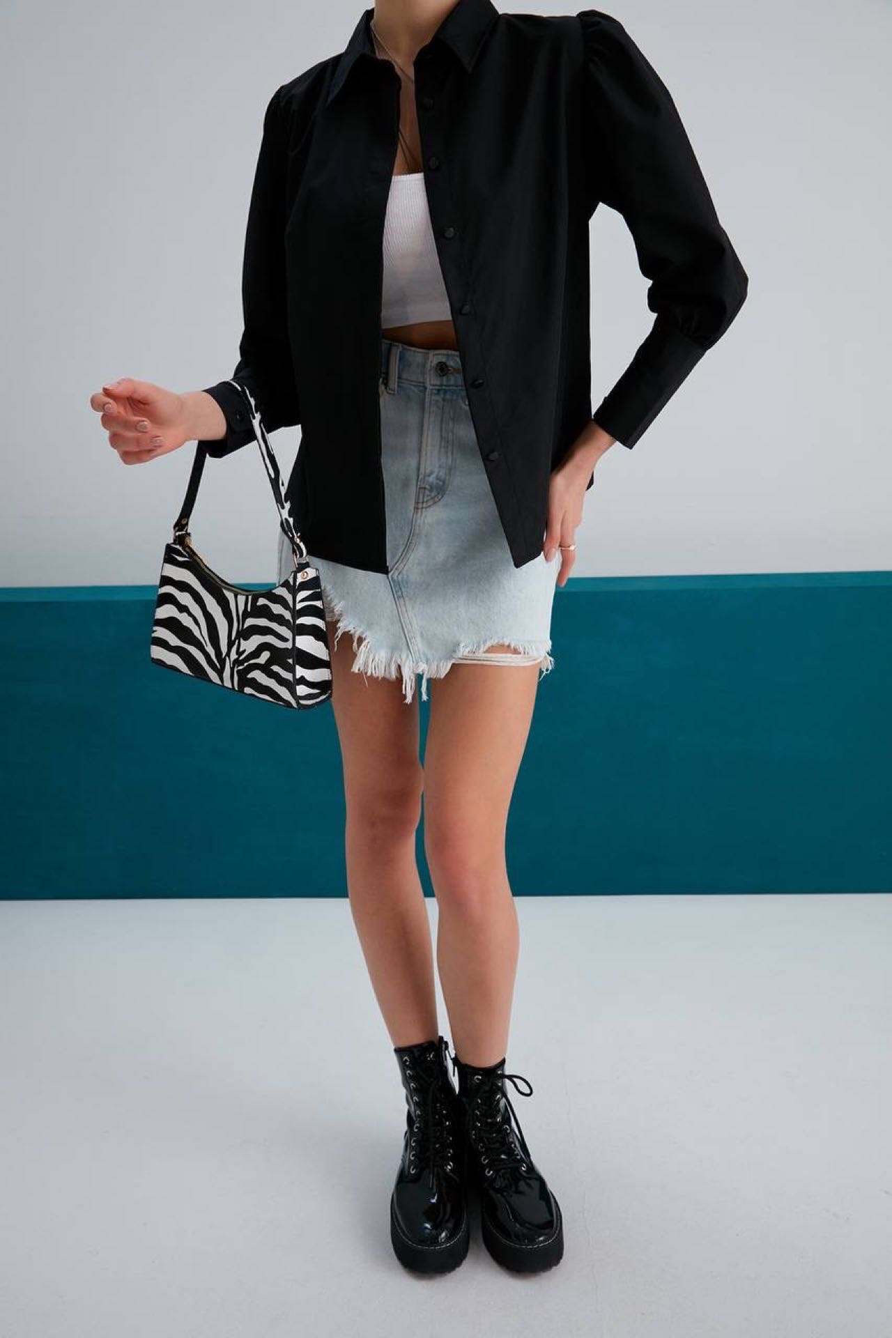 Gathered Dacron Shirt - Brand: My Fashion - Women & Kids, Baby Clothes Wholesale - TheBS Women