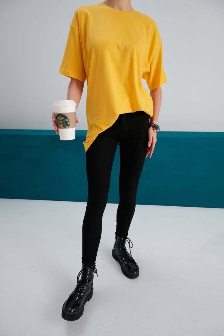 Basic Oversize T-shirt - Brand: My Fashion - Women & Kids, Baby Clothes Wholesale - TheBS Women